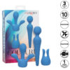 CALEXOTICS – COUTURE KIT VIBRADOR WAND 10 VIBRACIONES AZUL - intimamenities.com