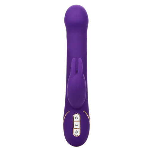 CALEXOTICS – JACK VIBRADOR RABBIT Y ESTIMULADOR 7 NIVELES DE VIBRACIÓN Y ONDAS ESTIMULADORAS AZUL - intimamenities.com