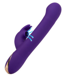 CALEXOTICS – JACK VIBRADOR RABBIT Y ESTIMULADOR 7 NIVELES DE VIBRACIÓN Y ONDAS ESTIMULADORAS AZUL - intimamenities.com