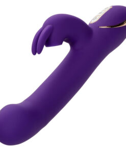 CALEXOTICS – JACK VIBRADOR RABBIT Y ESTIMULADOR 7 NIVELES DE VIBRACIÓN Y ONDAS ESTIMULADORAS AZUL - intimamenities.com