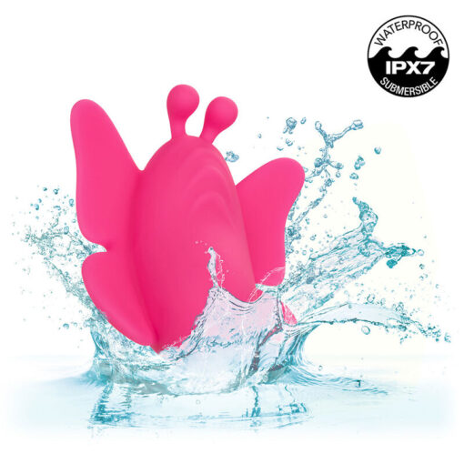 CALEXOTICS – NEON VIBES THE FLUTTER VIBE ESTIMULADOR 10 VIBRACIONES ROSA - intimamenities.com