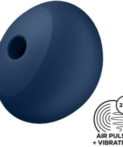 SATISFYER – AIR POWER 4 ESTIMULADOR & VIBRADOR 12 VIBRACIONES AZUL - intimamenities.com