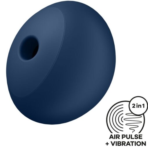 SATISFYER – AIR POWER 4 ESTIMULADOR & VIBRADOR 12 VIBRACIONES AZUL - intimamenities.com