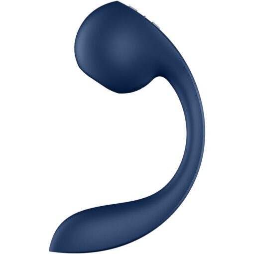 SATISFYER – PRO+ WAVE 4 ESTIMULADOR PUNTO G & AIR PULSE APLICACIÓN GRATUITA AZUL OSCURO - intimamenities.com