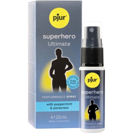 PJUR – SUPERHERO ULTIMATE SPRAY RETARDANTE 20 ML - intimamenities.com