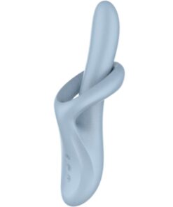 SATISFYER – HEAT FLEX 4 VIBRADOR EFECTO CALOR 12 VIBRACIONES AZUL - intimamenities.com