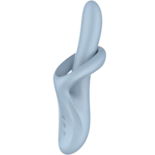 SATISFYER – HEAT FLEX 4 VIBRADOR EFECTO CALOR 12 VIBRACIONES AZUL - intimamenities.com