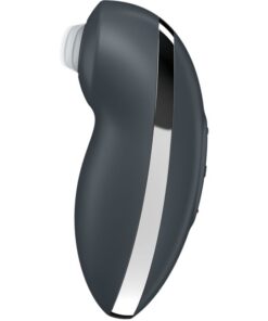 SATISFYER – TAP & CLIMAX 2 VIBRADOR & ESTIMULADOR GRIS - intimamenities.com