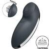SATISFYER – TAP & CLIMAX 2 VIBRADOR & ESTIMULADOR GRIS - intimamenities.com