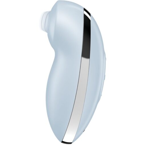 SATISFYER – TAP & CLIMAX 2 VIBRADOR & ESTIMULADOR AZUL - intimamenities.com