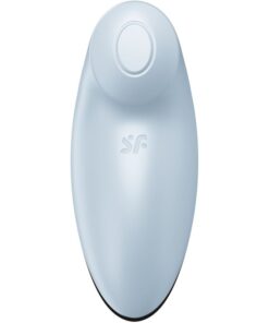 SATISFYER – TAP & CLIMAX 2 VIBRADOR & ESTIMULADOR AZUL - intimamenities.com
