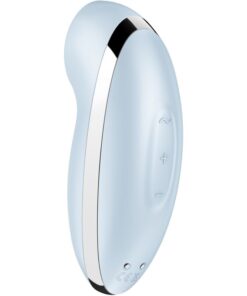 SATISFYER – TAP & CLIMAX 2 VIBRADOR & ESTIMULADOR AZUL - intimamenities.com