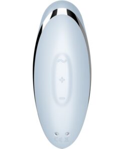 SATISFYER – TAP & CLIMAX 2 VIBRADOR & ESTIMULADOR AZUL - intimamenities.com