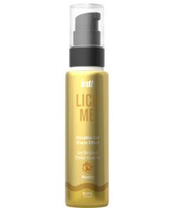 INTT –  LICK ME GEL COMESTIBLE SABOR MIEL EFECTO CALOR - intimamenities.com