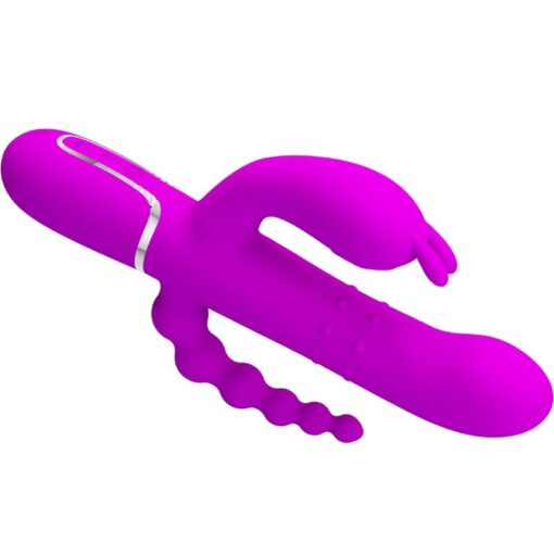 PRETTY LOVE – CAMMY TRIPLE VIBRADOR MULTIFUNCIÓN 4 EN 1 ROSA - intimamenities.com