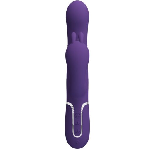 PRETTY LOVE – CAMMY TRIPLE VIBRADOR MULTIFUNCIÓN 4 EN 1 MORADO - intimamenities.com