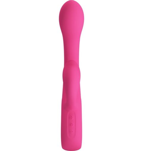 PRETTY LOVE – FRITZ VIBRADOR RABBIT 12 VIBRACIONES ROSA - intimamenities.com