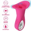PRETTY LOVE – CLYDE VIBRADOR ORAL LENGUA VIBRADORA 12 VIBRACIONES ROSA - intimamenities.com