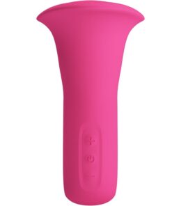 PRETTY LOVE – CLYDE VIBRADOR ORAL LENGUA VIBRADORA 12 VIBRACIONES ROSA - intimamenities.com