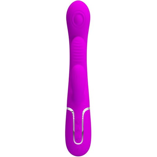 PRETTY LOVE – SHANIA TRIPLE VIBRADOR RABBIT MULTIFUNCIÓN ROSA - intimamenities.com