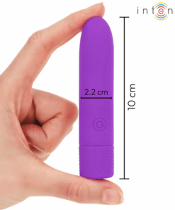 INTENSE – SYMONE BALA VIBRADORA RECARGABLE POR USB 8 VIBRACIONES MORADO 10 X 2.2 CM - intimamenities.com