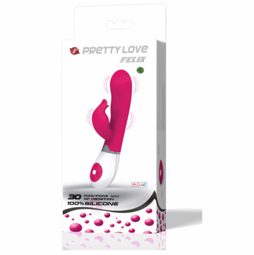 PRETTY LOVE – FLIRTATION VIBRADOR CON ESTIMULADOR FELIX - intimamenities.com