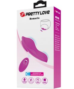 PRETTY LOVE – ROMARIO ESTIMULADOR LAY-ON CLÍTORIS CONTROL REMOTO ROSA - intimamenities.com