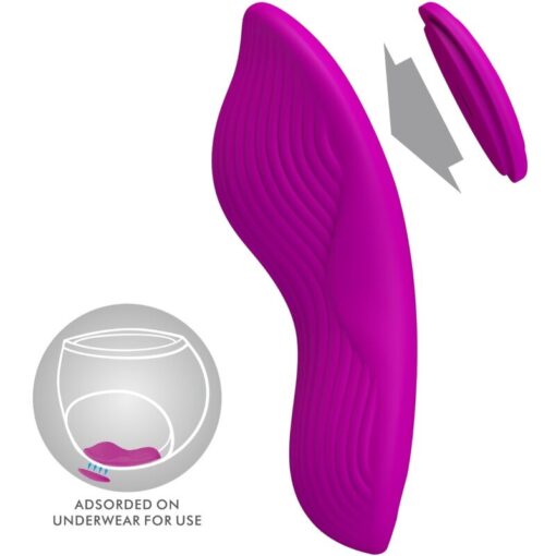 PRETTY LOVE – ROMARIO ESTIMULADOR LAY-ON CLÍTORIS CONTROL REMOTO ROSA - intimamenities.com