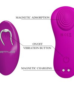 PRETTY LOVE – ROMARIO ESTIMULADOR LAY-ON CLÍTORIS CONTROL REMOTO ROSA - intimamenities.com
