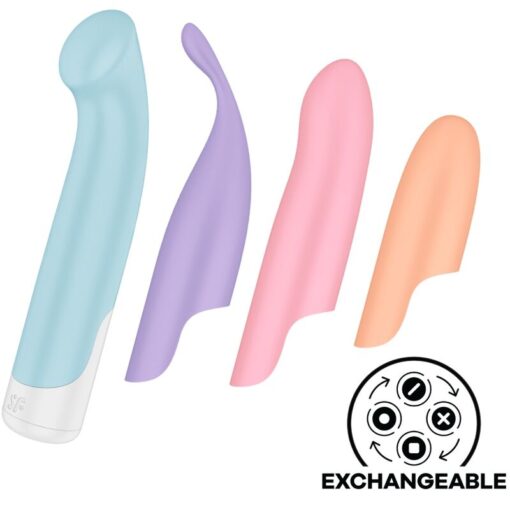 SATISFYER – PLAYFUL FOUR SET VIBRADORES 4 EN 1 + POWER BULLET - intimamenities.com