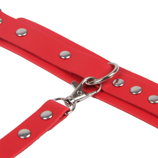 SUBBLIME – 953706 ESPOSAS CON CINTURÓN BONDAGE ROJO TALLA ÚNICA - intimamenities.com