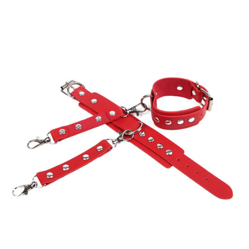 SUBBLIME – 953706 ESPOSAS CON CINTURÓN BONDAGE ROJO TALLA ÚNICA - intimamenities.com