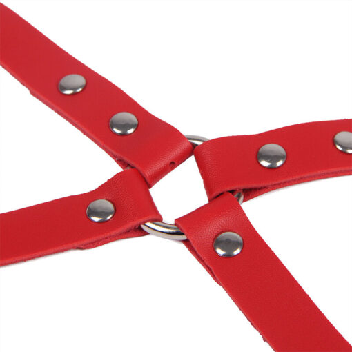 SUBBLIME – 953706 ESPOSAS CON CINTURÓN BONDAGE ROJO TALLA ÚNICA - intimamenities.com