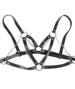 SUBBLIME – 953713 CINTURÓN DE BONDAGE PUNK HEBILLA METAL NEGRO TALLA ÚNICA - intimamenities.com