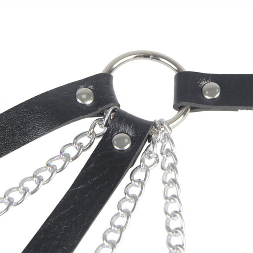 SUBBLIME – 953713 CINTURÓN DE BONDAGE PUNK HEBILLA METAL NEGRO TALLA ÚNICA - intimamenities.com