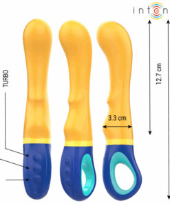INTENSE – SHAGGY VIBRADOR PUNTO-G AMARILLO - intimamenities.com