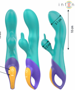 INTENSE – FRED VIBRADOR RABBIT AZUL - intimamenities.com