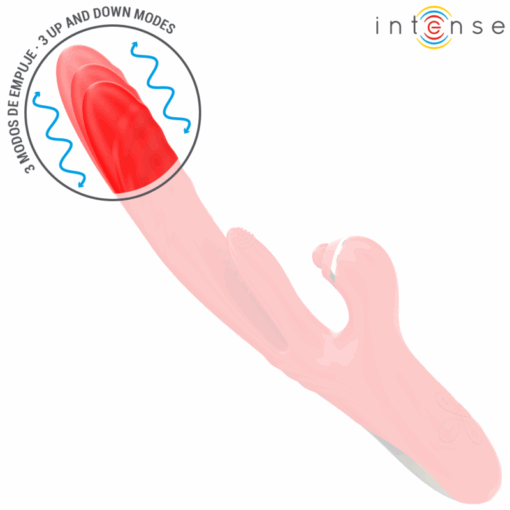 INTENSE – ROSALIA VIBRADOR MULTIFUNCIÓN 3 EN 1 ROJO - intimamenities.com
