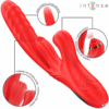 INTENSE – ROSALIA VIBRADOR MULTIFUNCIÓN 3 EN 1 ROJO - intimamenities.com