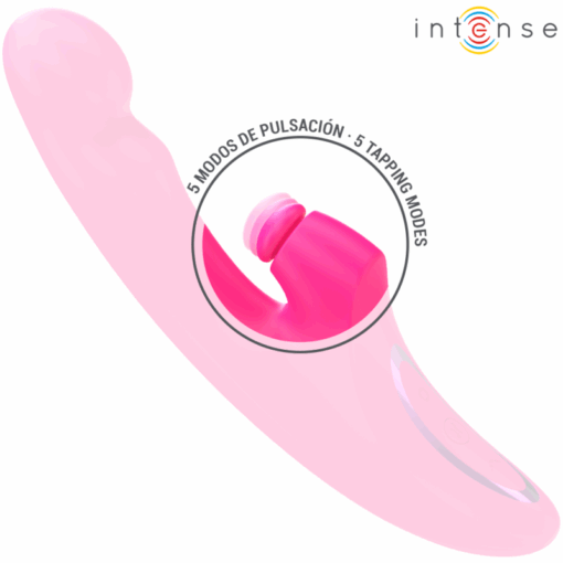 INTENSE – EMI VIBRADOR 13,5 CM MULTIFUNCIÓN 3 EN 1 10 VIBRACIONES ROSA - intimamenities.com