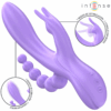 INTENSE – MIKO TRIPLE VIBRADOR RABBIT & ESTIMULADOR & ANAL 7 VIBRACIONES MORADO - intimamenities.com