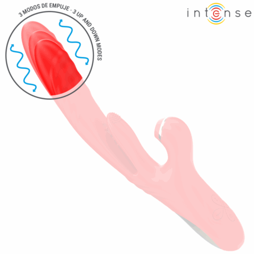 INTENSE – KAROL VIBRADOR MULTIFUNCIÓN EMPUJE & ESTIMULACIÓN & ONDAS ESTIMULADORAS ROJO - intimamenities.com
