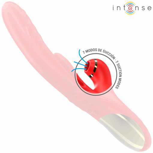 INTENSE – KAROL VIBRADOR MULTIFUNCIÓN EMPUJE & ESTIMULACIÓN & ONDAS ESTIMULADORAS ROJO - intimamenities.com