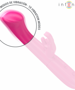 INTENSE – JULIETA VIBRADOR RABBIT 18,6 CM 10 VIBRACIONES ROSA - intimamenities.com