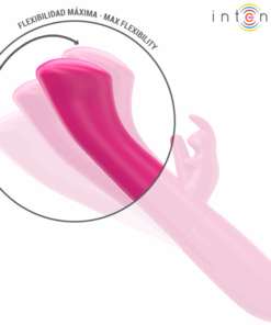 INTENSE – JULIETA VIBRADOR RABBIT 18,6 CM 10 VIBRACIONES ROSA - intimamenities.com