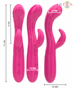 INTENSE – AMARA VIBRADOR CON LENGUA ESTIMULADORA 10 VIBRACIONES ROSA - intimamenities.com