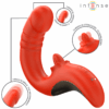 INTENSE – PAULINA VIBRADOR & ESTIMULADOR EN FORMA DE U ROJO - intimamenities.com