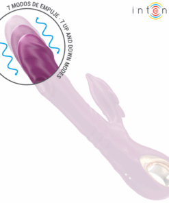 INTENSE – HALLE VIBRADOR MULTIFUNCIÓN CON LENGUA ESTIMULADORA EN FORMA DE DELFÍN MORADO - intimamenities.com