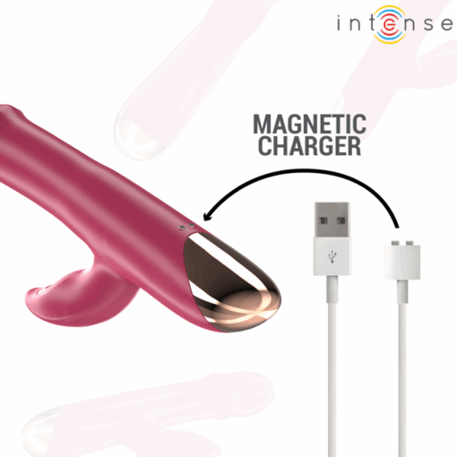 INTENSE – CHLOE VIBRADOR MULTIFUNCIÓN 3 EN 1 ROJO - intimamenities.com