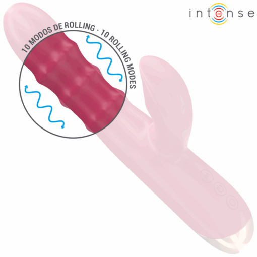 INTENSE – CHLOE VIBRADOR MULTIFUNCIÓN 3 EN 1 ROJO - intimamenities.com